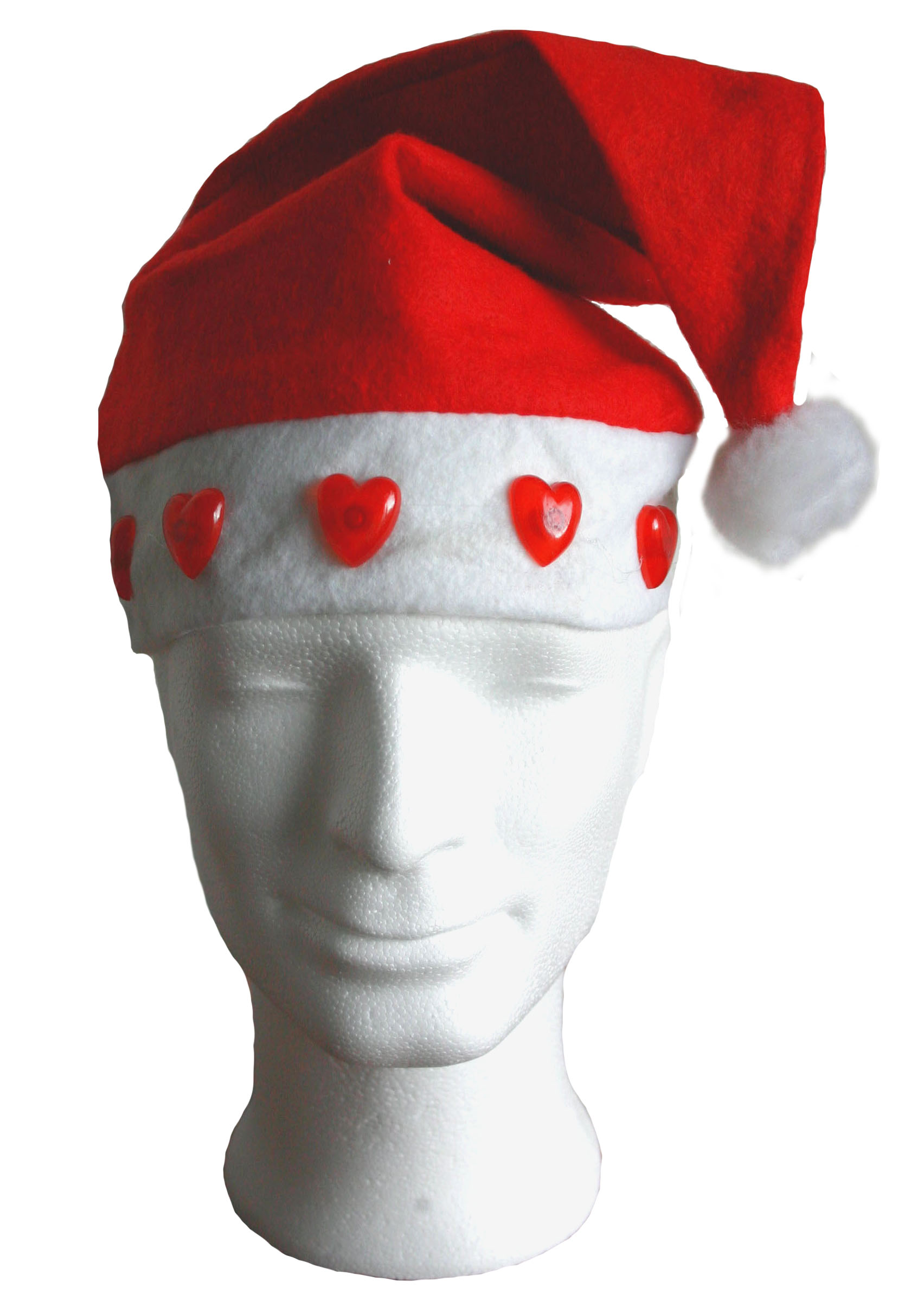 Weihnachtsmütze Mütze Nikolausmütze LICHT & BOMMEL  